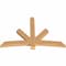 Ekena Millwork Alberta Smooth Timber Gable Bracket, Western Red Cedar, 72"W x 48"H x 3 1/2"D x 5 1/2"F, 16/12 Pitch GBW072X48X0406ALB00SWR - alternate 2